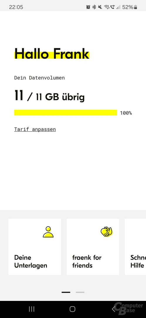 Più volume di dati in fraenk anche per i clienti esistenti