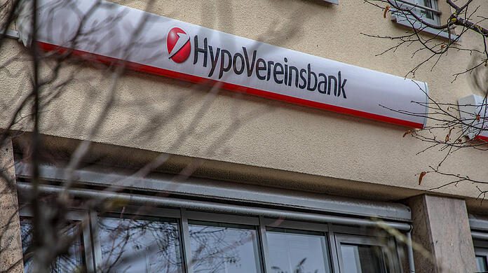 Una filiale della Hypovereinsbank a Monaco. Una filiale della Hypovereinsbank a Monaco.