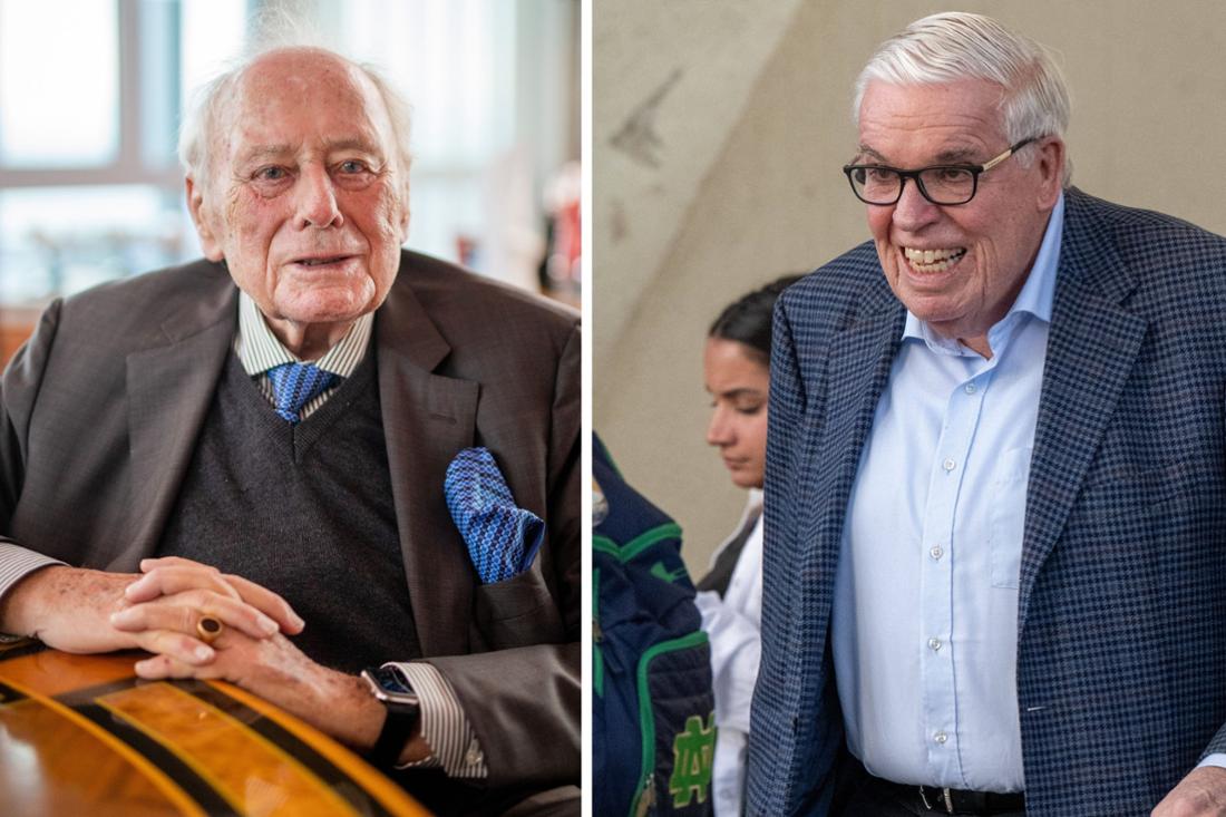 Klaus-Michael Kuhn, a sinistra, e Reinhold Würth, a destra, sono due delle persone più ricche della Germania.