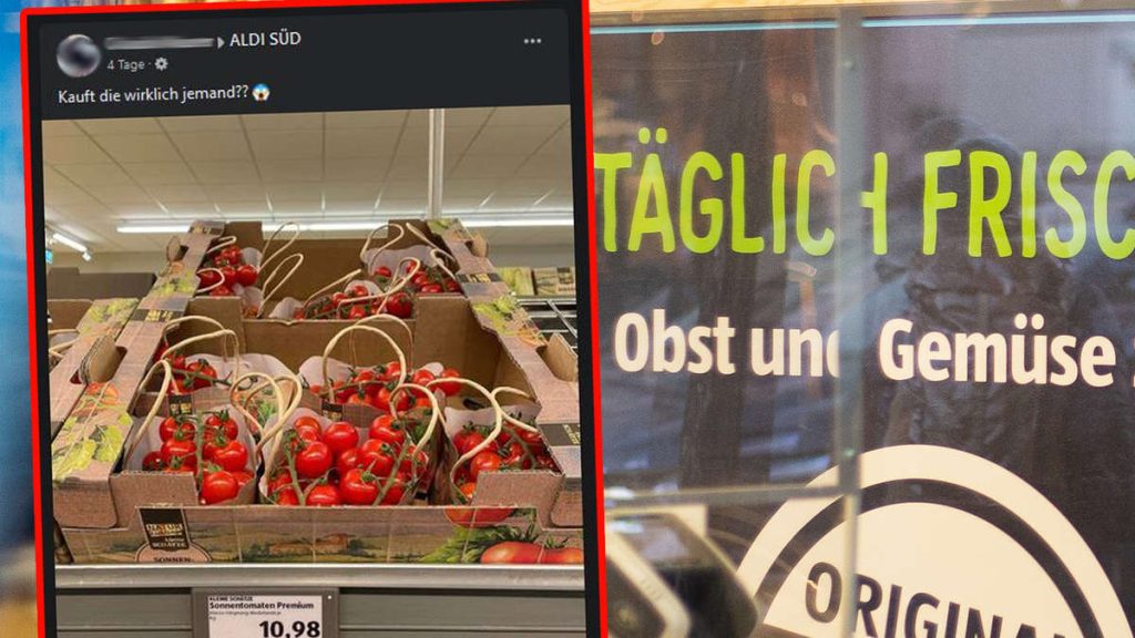 Un cliente Aldi è rimasto scioccato dal prezzo: pomodori a 11 euro?