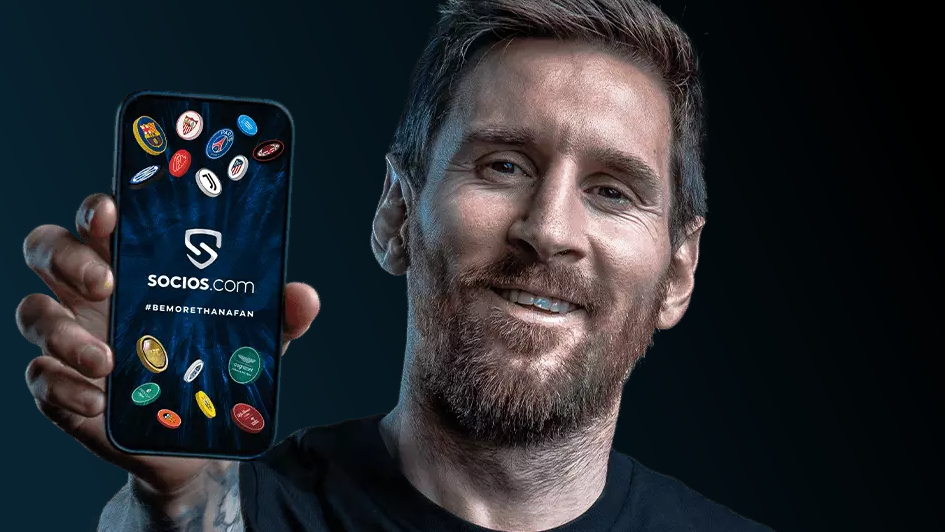 Lionel Messi wirbt für Socios.com