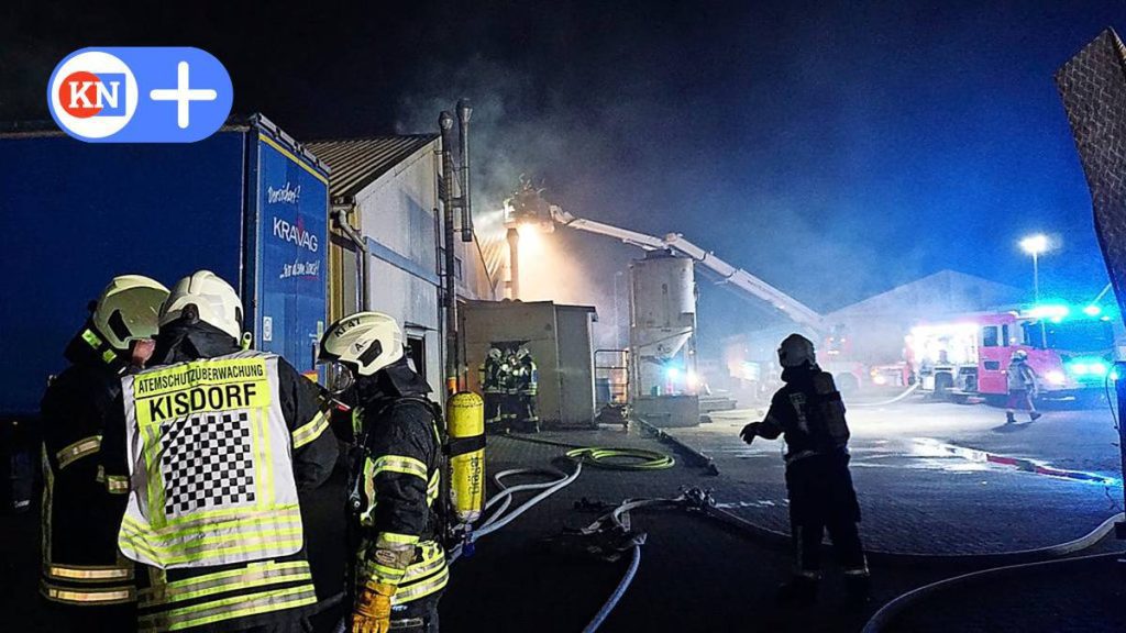 La sala dell'azienda di tisane a Kaltenkirchen ha preso fuoco