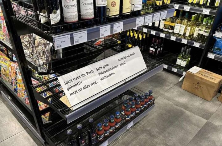Il supermercato Rewe si lamenta con i clienti: “Adesso sei sfortunato”